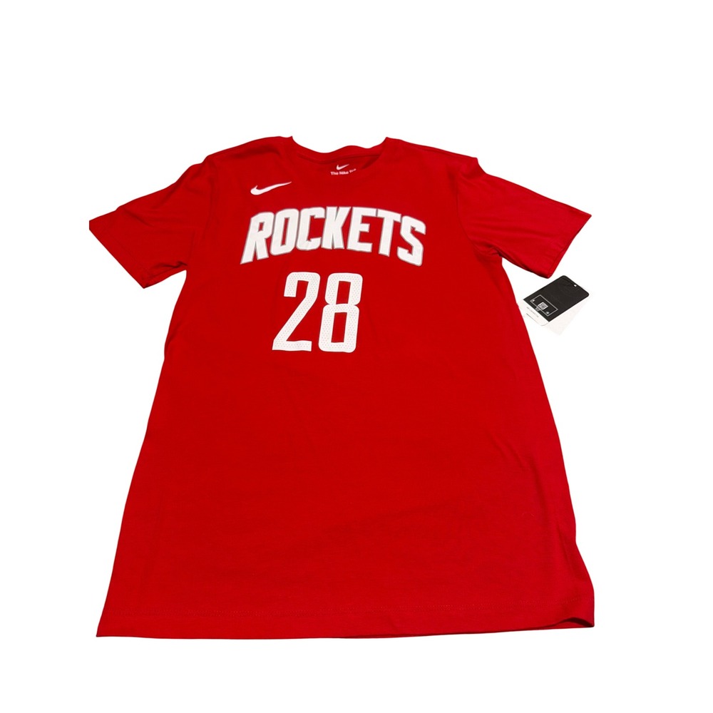 Nike Houston Rockets Alperen Sengun 28 Red NBA T-Shirt Mens Small DR6378-674 NWT